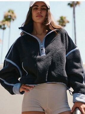 Free People mountain high half zip fleece